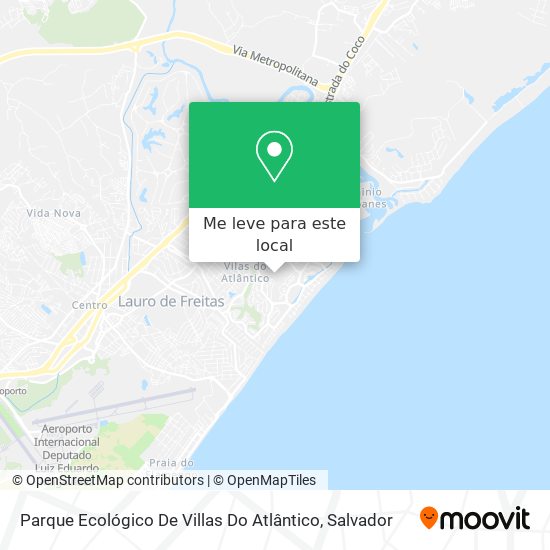 Parque Ecológico De Villas Do Atlântico mapa