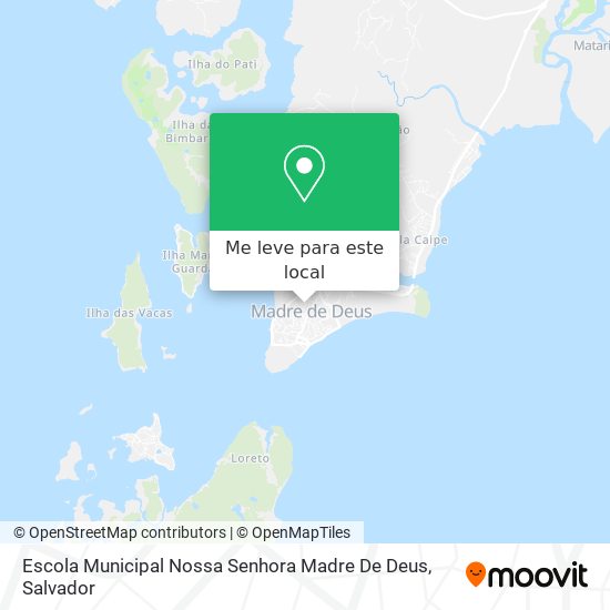 Escola Municipal Nossa Senhora Madre De Deus mapa