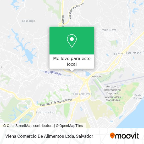 Viena Comercio De Alimentos Ltda mapa