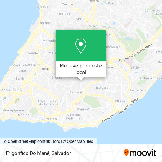 Frigorífico Do Mané mapa