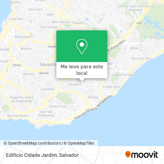 Edifício Cidade Jardim mapa
