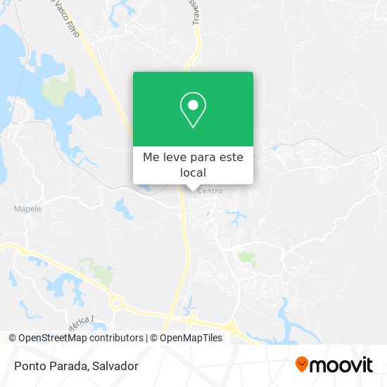 Ponto Parada mapa