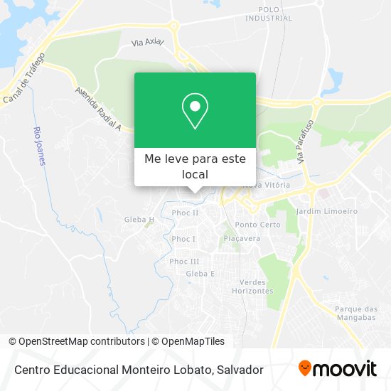 Centro Educacional Monteiro Lobato mapa