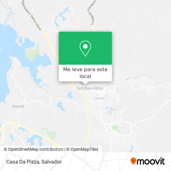 Casa Da Pizza mapa