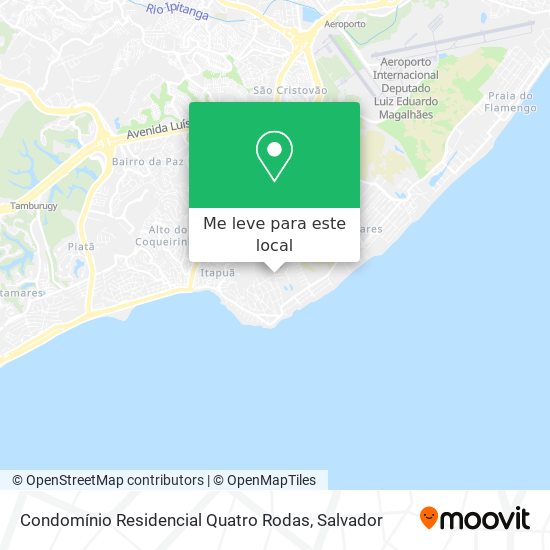 Condomínio Residencial Quatro Rodas mapa