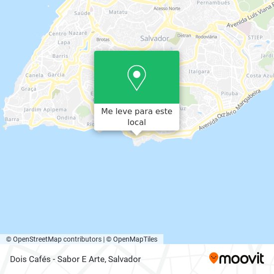 Dois Cafés - Sabor E Arte mapa