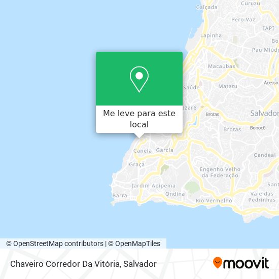 Chaveiro Corredor Da Vitória mapa