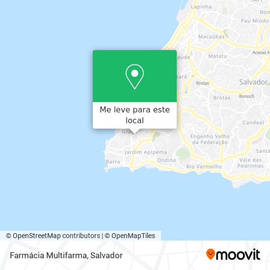 Farmácia Multifarma mapa