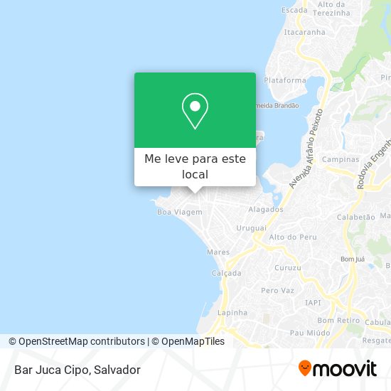 Bar Juca Cipo mapa