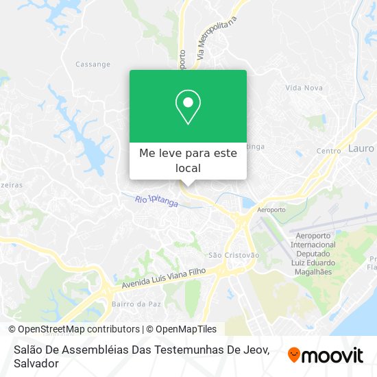 Salão De Assembléias Das Testemunhas De Jeov mapa