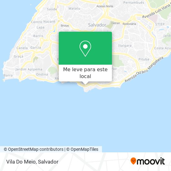 Vila Do Meio mapa