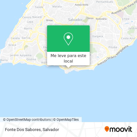 Fonte Dos Sabores mapa