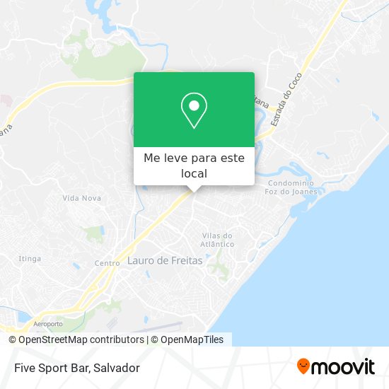 Five Sport Bar mapa