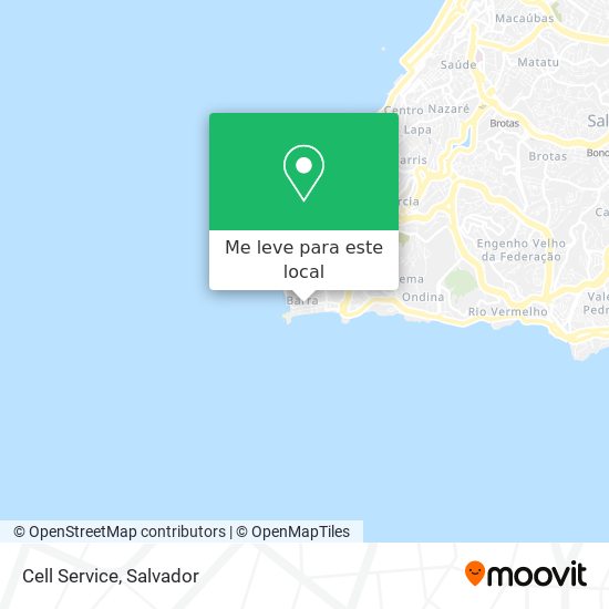Cell Service mapa