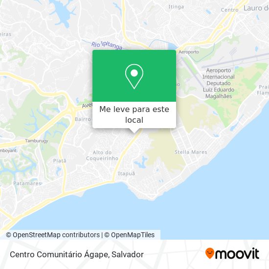 Centro Comunitário Ágape mapa
