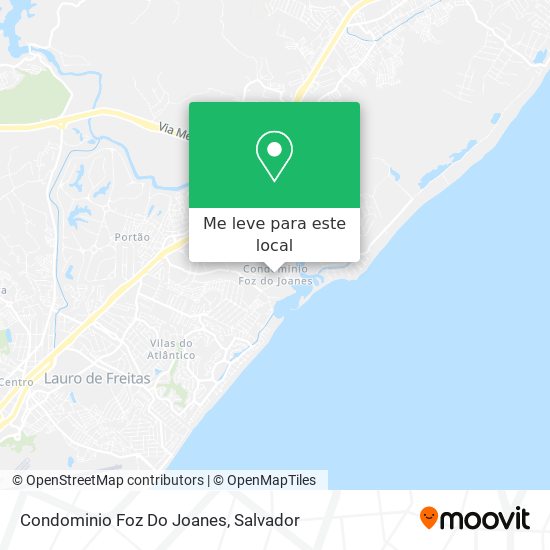 Condominio Foz Do Joanes mapa