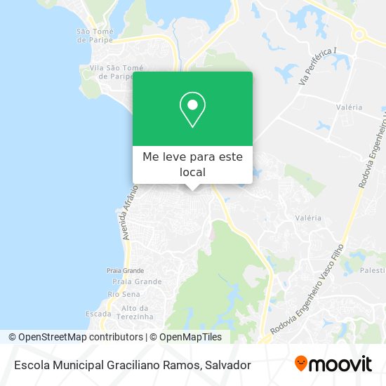 Escola Municipal Graciliano Ramos mapa