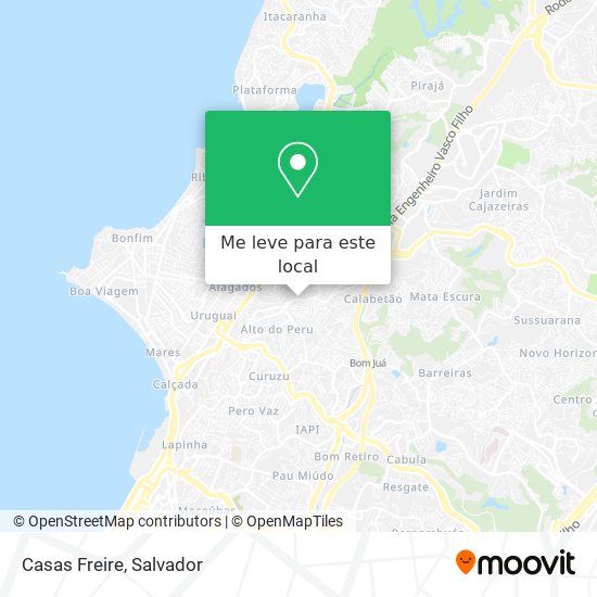 Casas Freire mapa