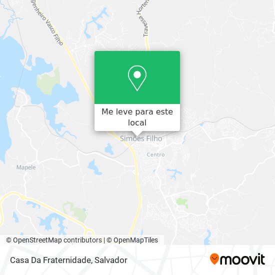 Casa Da Fraternidade mapa