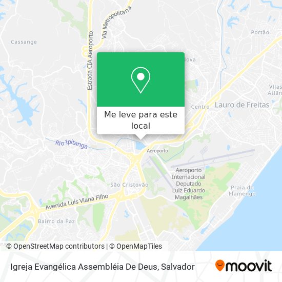 Igreja Evangélica Assembléia De Deus mapa