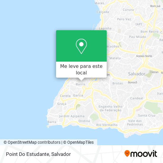 Point Do Estudante mapa