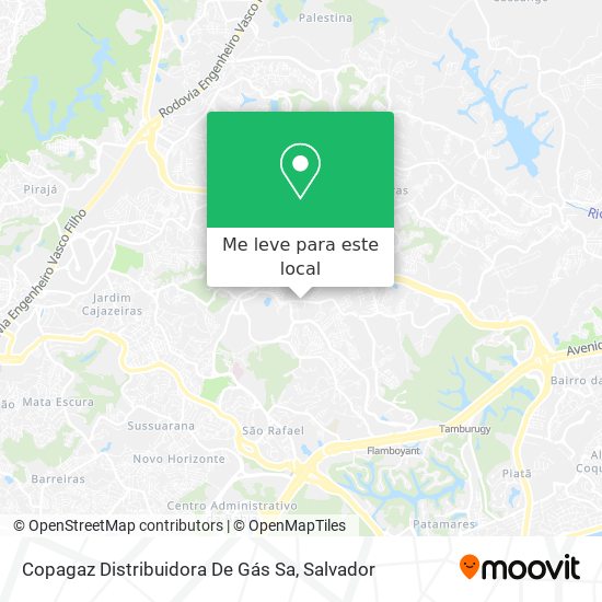 Copagaz Distribuidora De Gás Sa mapa