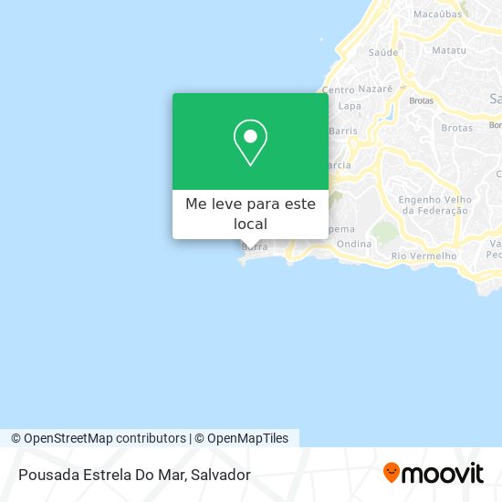 Pousada Estrela Do Mar mapa