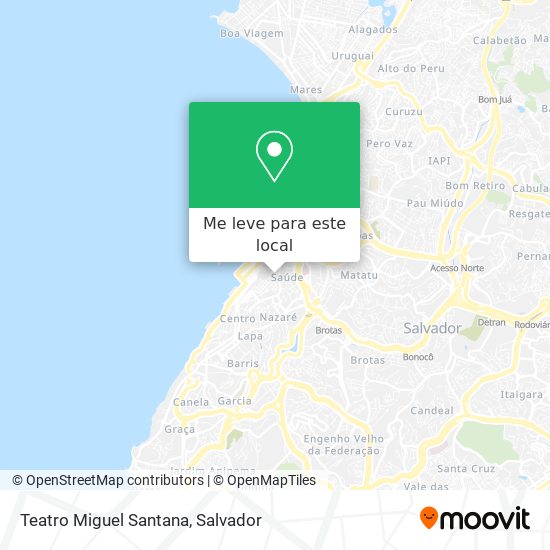 Teatro Miguel Santana mapa