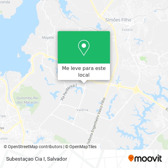 Subestaçao Cia I mapa