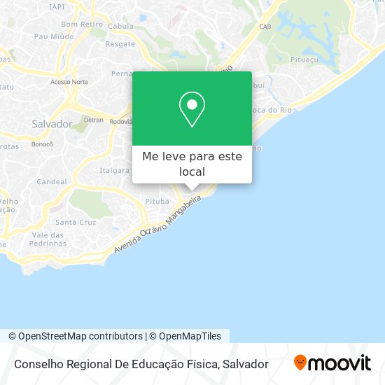 Conselho Regional De Educação Física mapa