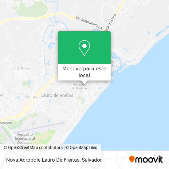 Nova Acrópole Lauro De Freitas mapa
