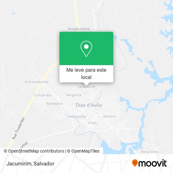 Jacumirim mapa