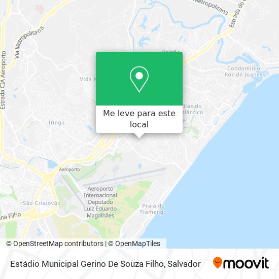 Estádio Municipal Gerino De Souza Filho mapa