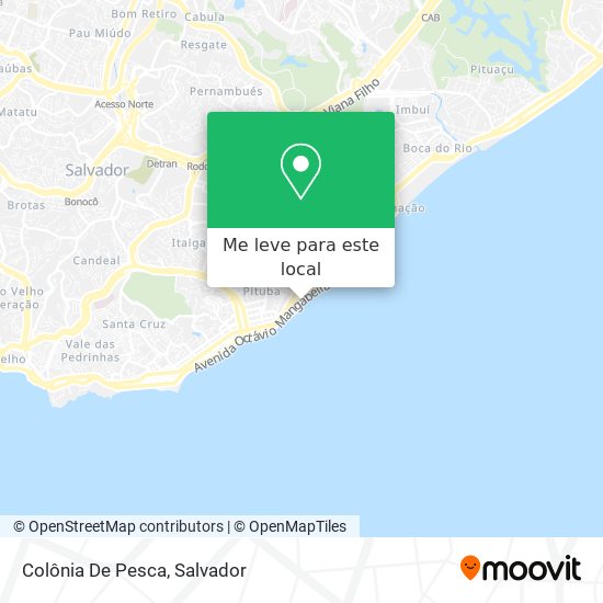 Colônia De Pesca mapa