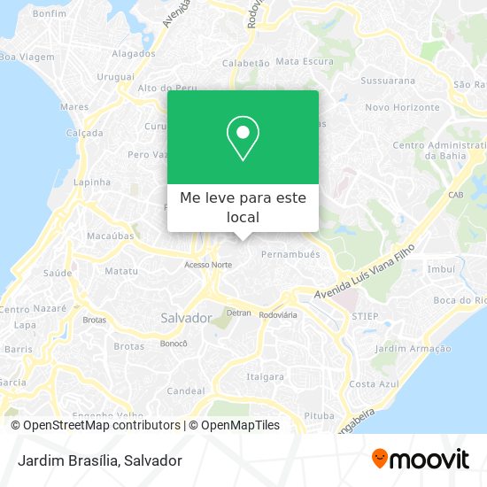 Jardim Brasília mapa