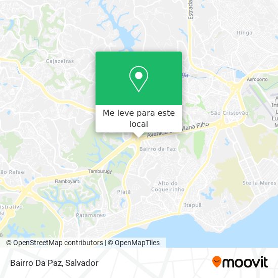 Bairro Da Paz mapa