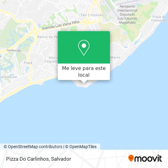 Pizza Do Carlinhos mapa