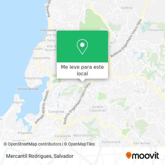 Mercantil Rodrigues mapa