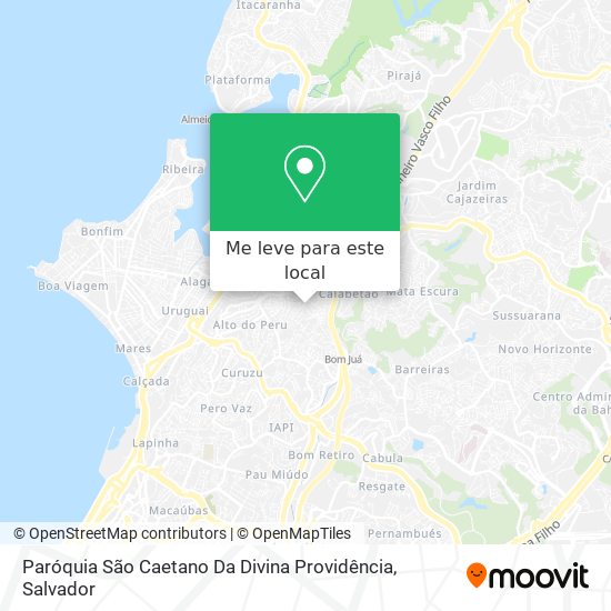 Paróquia São Caetano Da Divina Providência mapa