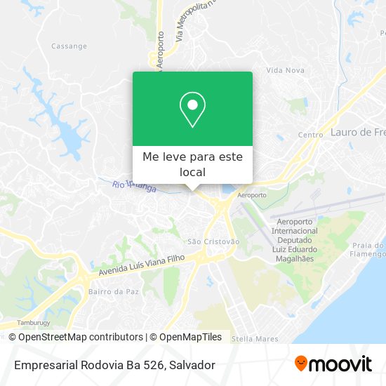 Empresarial Rodovia Ba 526 mapa