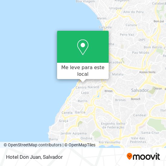 Hotel Don Juan mapa