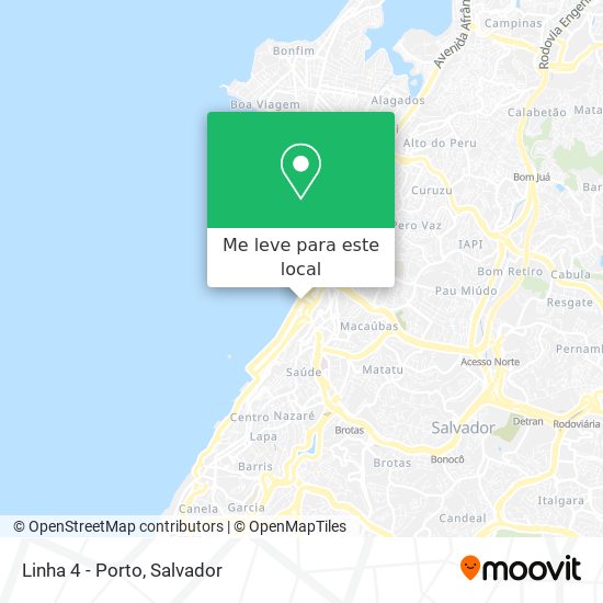Linha 4 - Porto mapa