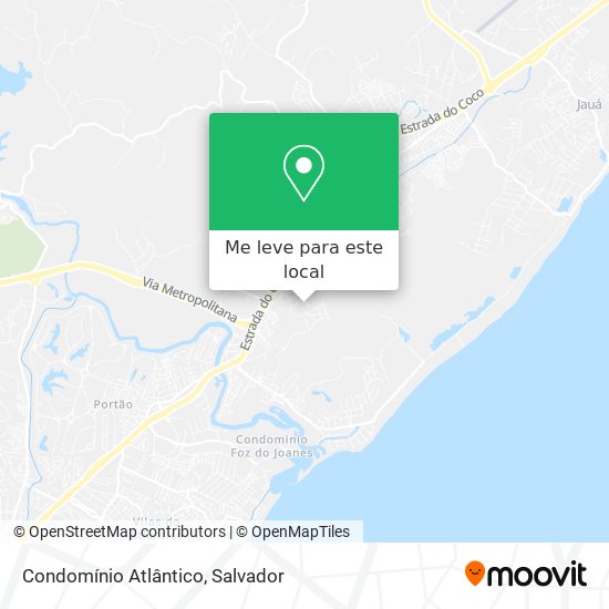 Condomínio Atlântico mapa