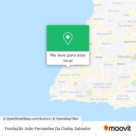 Fundação João Fernandes Da Cunha mapa