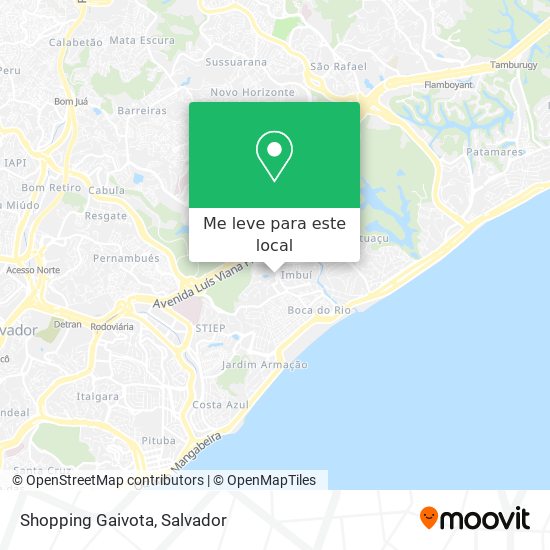 Shopping Gaivota mapa