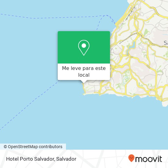 Hotel Porto Salvador mapa