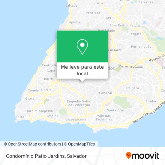 Condomínio Patio Jardins mapa