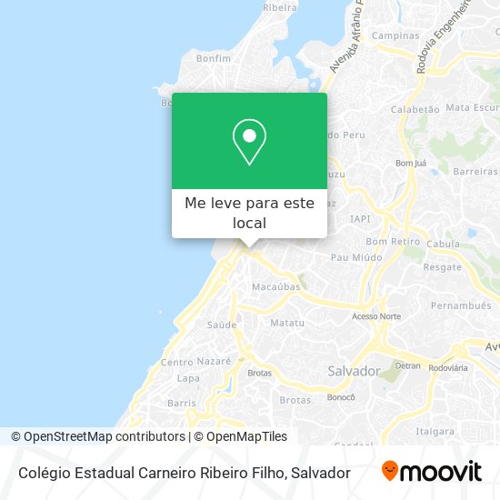 Colégio Estadual Carneiro Ribeiro Filho mapa