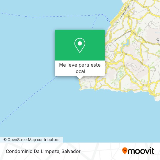 Condomínio Da Limpeza mapa