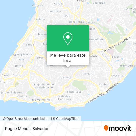 Pague Menos mapa